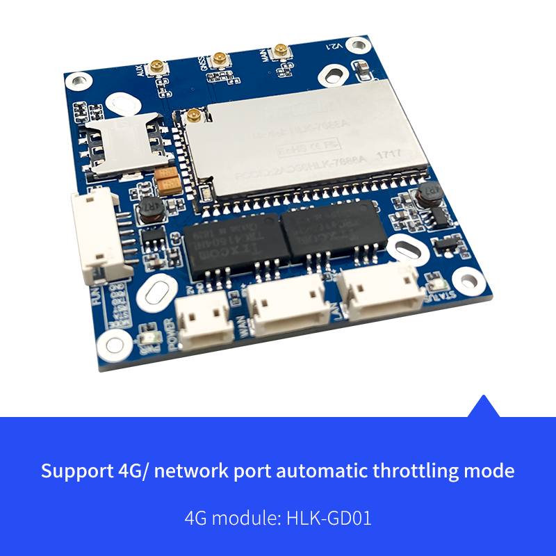 Embedded 3G/4G to network port wireless WiFi routing module GD01 MT7688A+EC20 low power consumption
