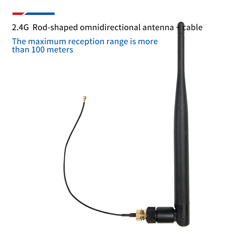 6DB wireless WiFi module antenna omnidirectional high gain rod-shaped folding external antenna
