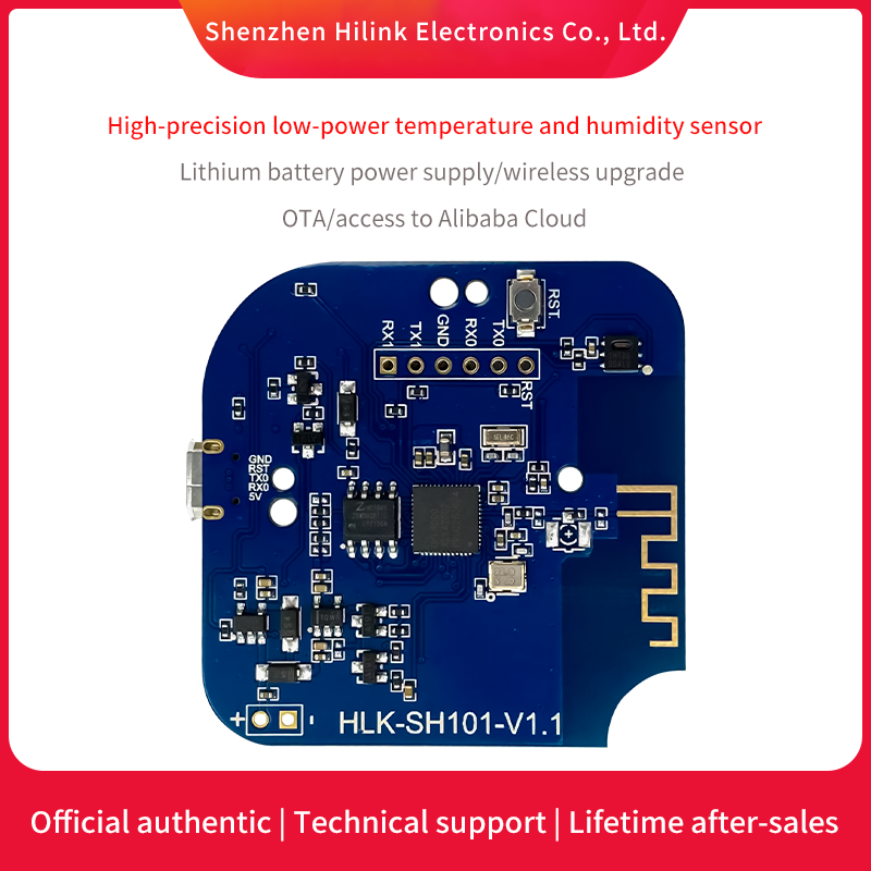 High-precision low-power temperature and humidity sensor module SH101 Bluetooth BLE5.0 WiFi dual mode with APP remote