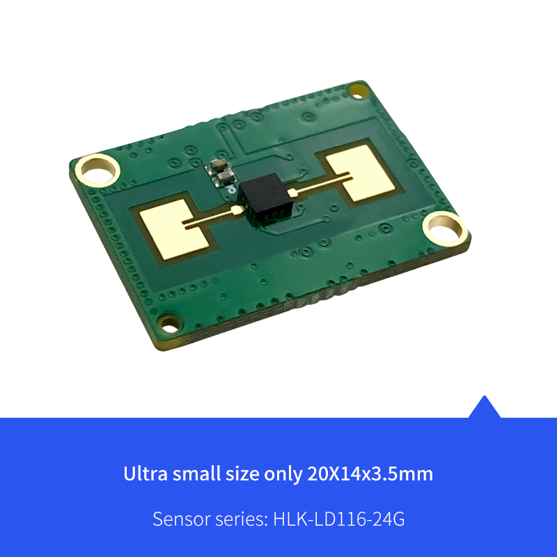 24GHz millimeter wave radar sensor PIR motion monitoring module LD116 small size, low power consumption, wide detection